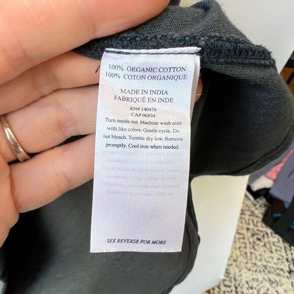 Faherty Men knit season shirt, Gray/blue, Size L - Picture 10 of 12